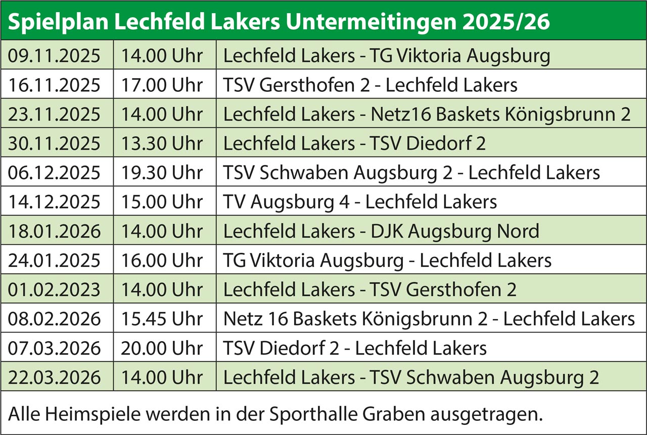 basketball spielplan 2526